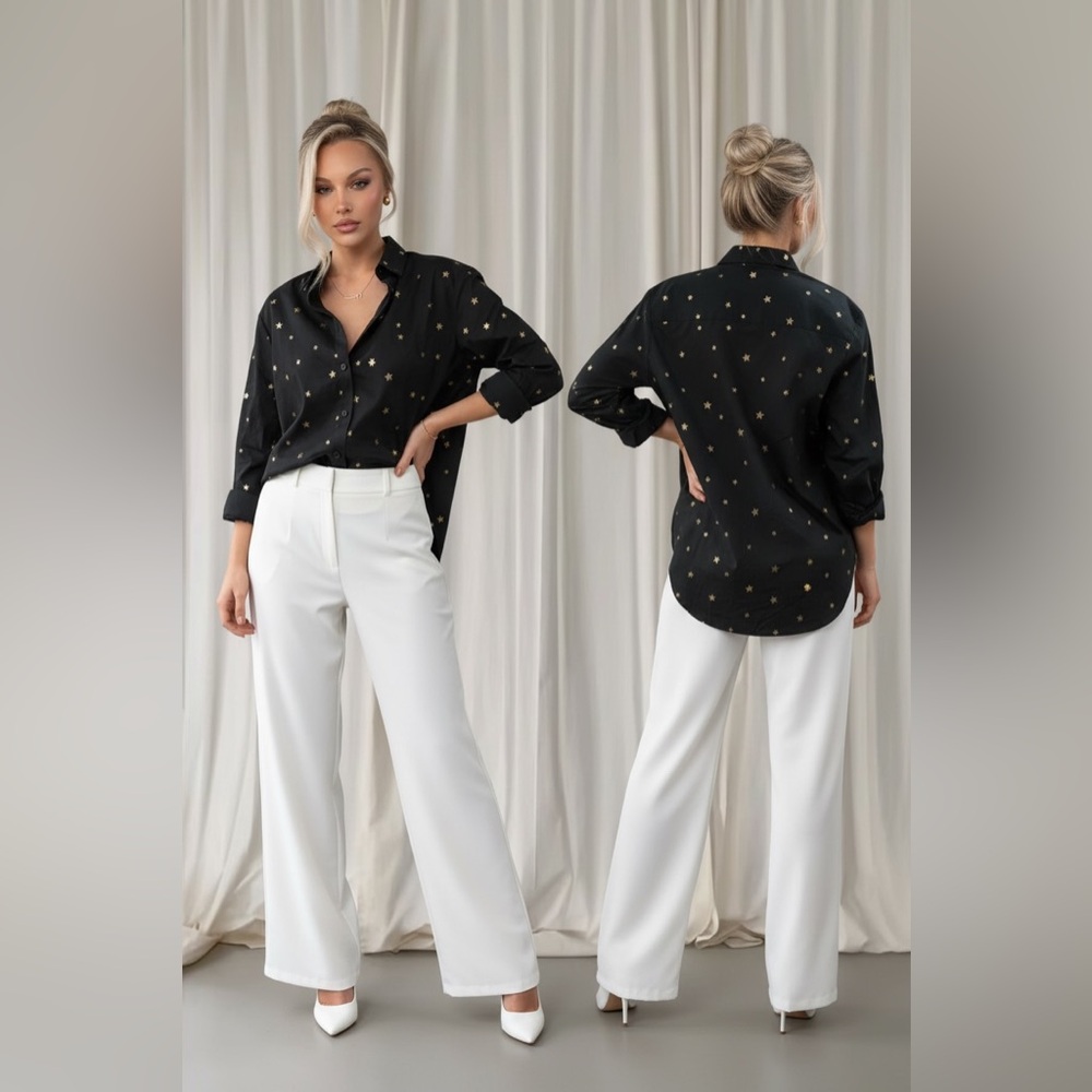 Madewell oversized ex boyfriend in star top
